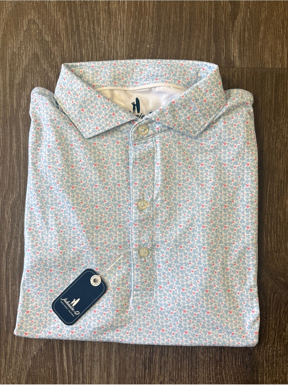 Johnnie-O Performance Four Leaf Polo - Size Small NEW!